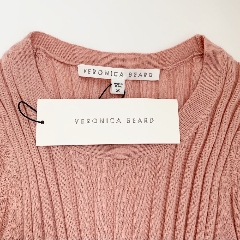 Veronica Beard Delilah Cashmere Ribbed Sweater NWT - Picture 5 of 7